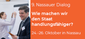 9. Nassauer Dialog  Format für Nachwuchs-Führungskräfte 24.-26. Oktober 2025